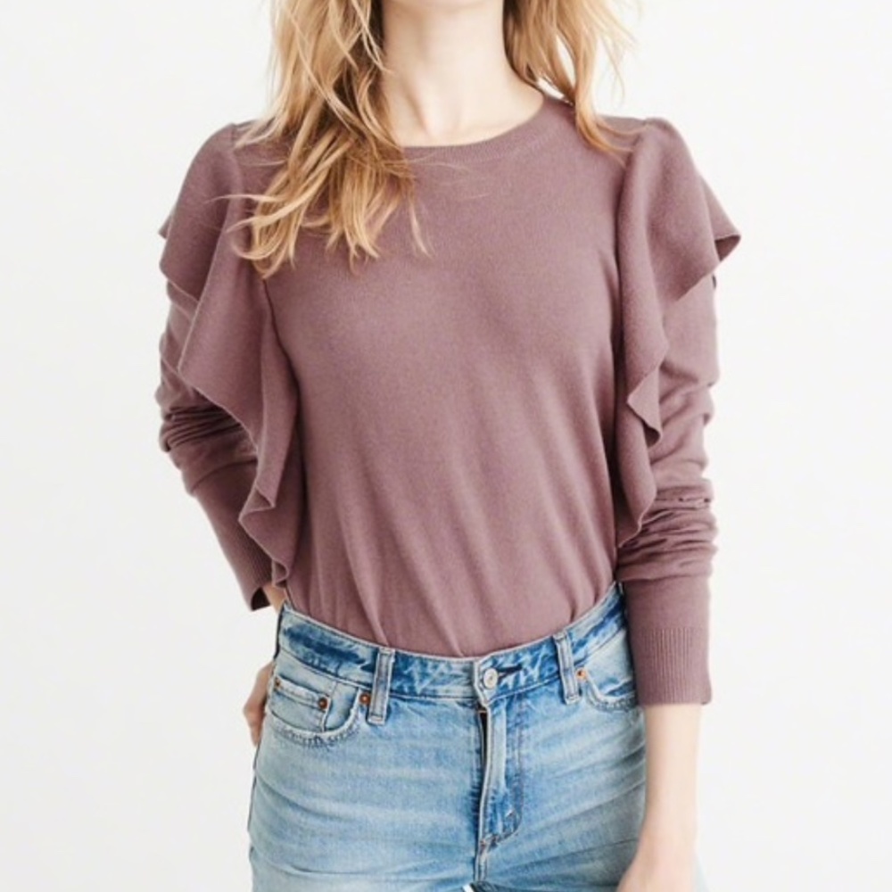Abercrombie Ruffle Sweater
